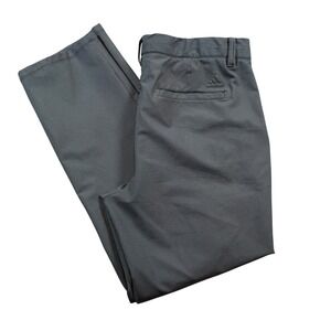 Adidas 365 Men's Golf Pants Gray Pinstripe Straight Leg Performance Size 35x30‎